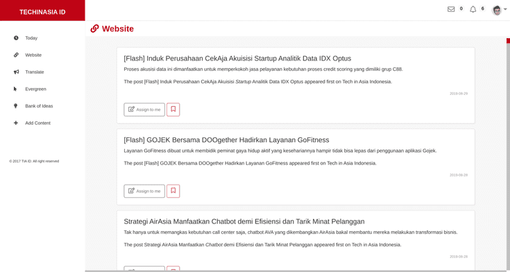 Bookmarking Tool for Tech in Asia Indonesia